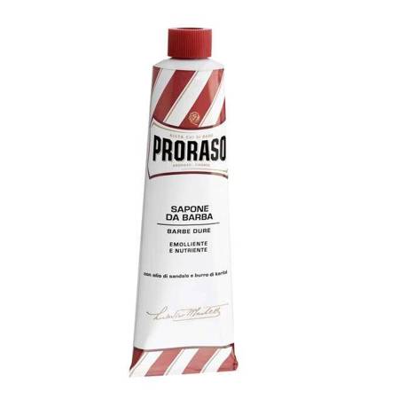 Sapone Da Barba zmiękczające mydło do golenia z olejkiem sandałowym i masłem shea 150ml