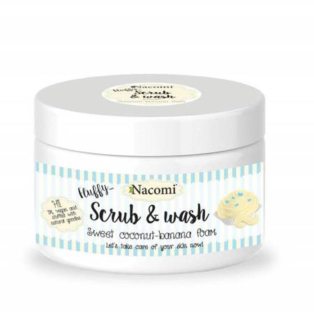 Scrub & Wash pianka peelingująco-myjąca Słodka Kokosowo-Bananowa Pianka 180ml