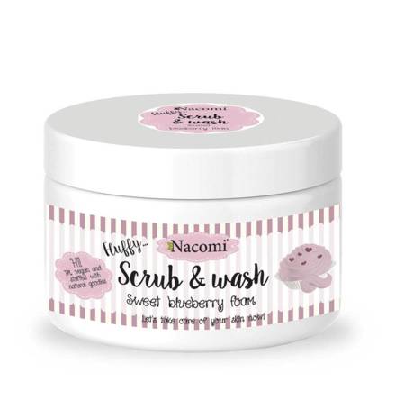 Scrub & Wash piankowy peeling do ciała Sweet Blueberry 180 ml