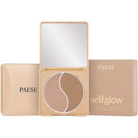 Self Glow Bronzing Powder prasowany puder brązujący Light 6g