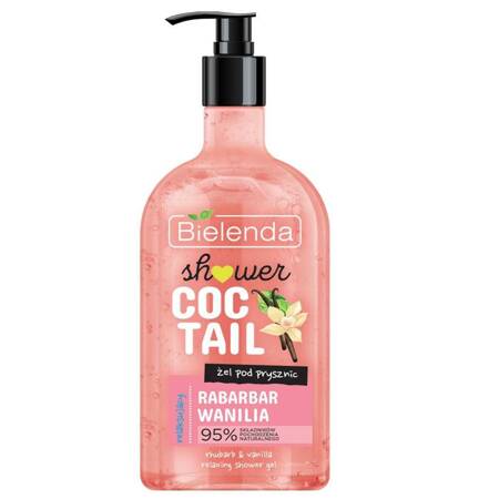 Shower Cocktail relaksujący żel pod prysznic Rabarbar + Wanilia 400ml