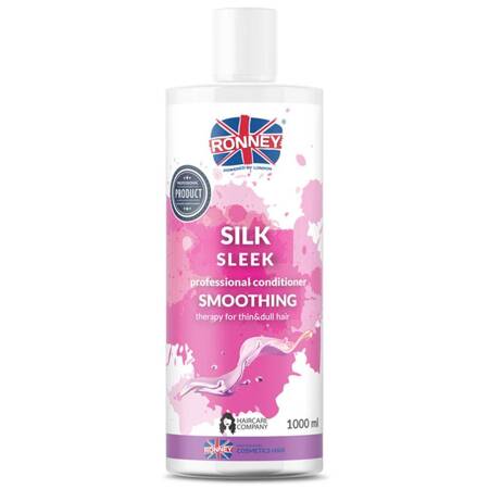 Silk Sleek Professional Conditioner Smoothing wygładzająca odżywka do włosów cienkich i matowych 1000ml
