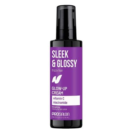 Sleek &amp; Glossy rozświetlający krem do włosów 100ml