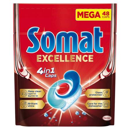 Somat Excellence 4in1 kapsułki do zmywarki 48szt.