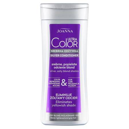 Ultra Color srebrna odżywka do włosów srebrne popielate odcienie blond 200g