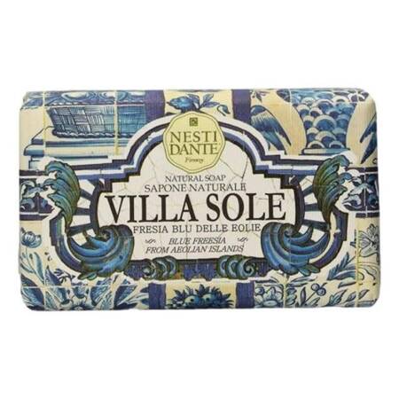 Villa Sole Fresia Blu Delle Eolie naturalne mydło w kostce 250g