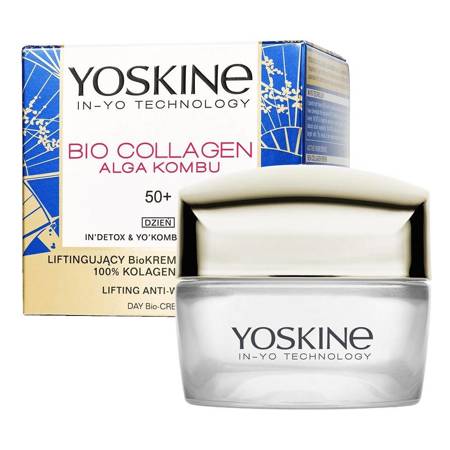 Yoskine Bio Collagen Alga Kombu 50+ liftingujący bio-krem na zmarszczki na dzień 50ml