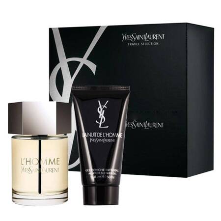 Yves Saint Laurent L'Homme zestaw EDT spray 100ml + żel pod prysznic 50ml