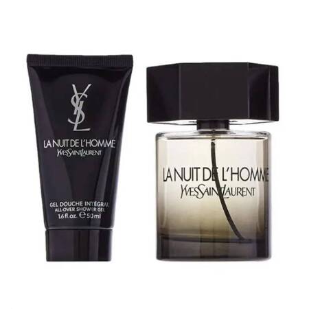 Yves Saint Laurent La Nuit De L'Homme zestaw EDT spray 100ml + żel 50ml