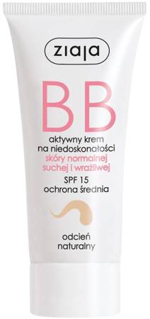 Ziaja BB krem do skóry normalnej, suchej i wrażliwej odcień naturalny SPF15 50ml