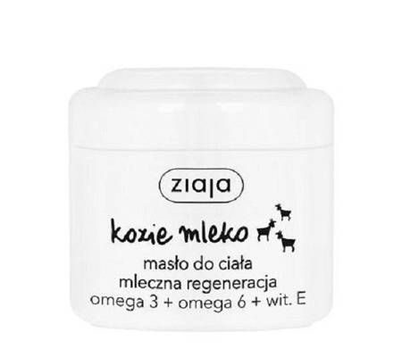 Ziaja Kozie Mleko masło do ciała mleczna regeneracja Omega 3 + Omega 6 + Witamina E 200ml